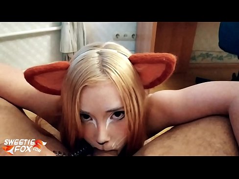 ❤️ Kitsune उसके मुंह में डिक और सह निगल गुणवत्ता सेक्स hi.hentaizm.ru पर